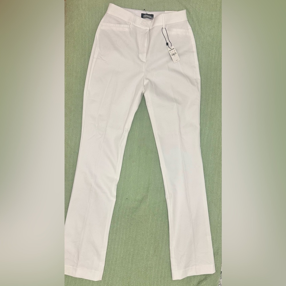 Express Crisp White Trousers NWT